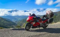 SH75 Albania cu Suzuki Hayabusa