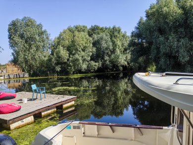 Am ajuns la Pensiunea Peştişorul: La relax